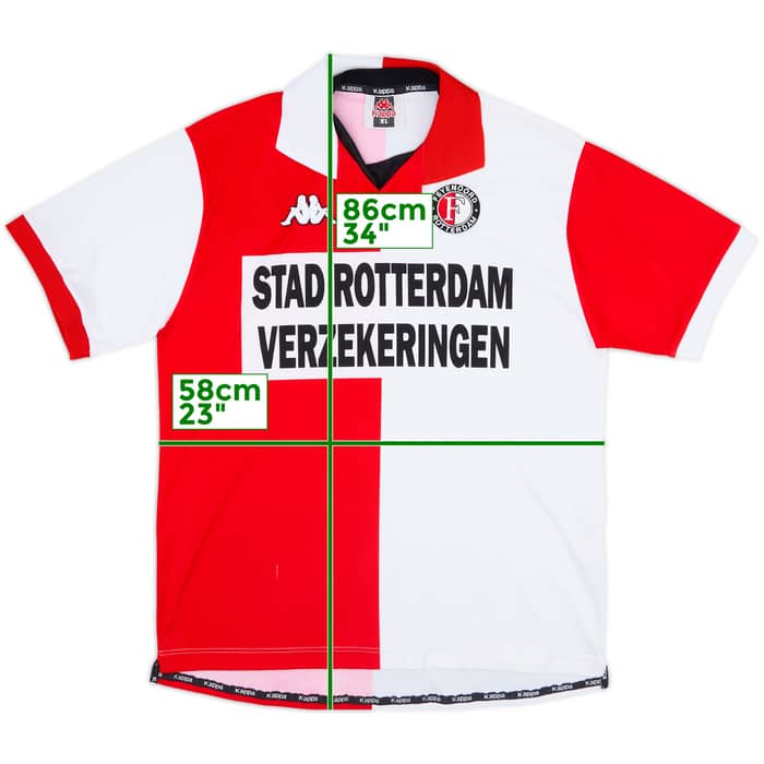 2000-01 Feyenoord Home Shirt - 8/10 - (XL)