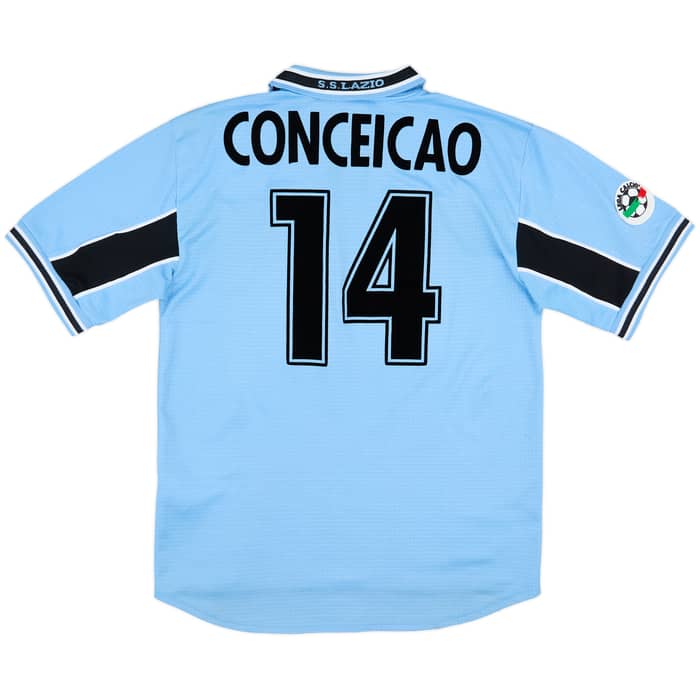 1998-00 Lazio Home Shirt Conceicao #14 - 8/10 - (M)
