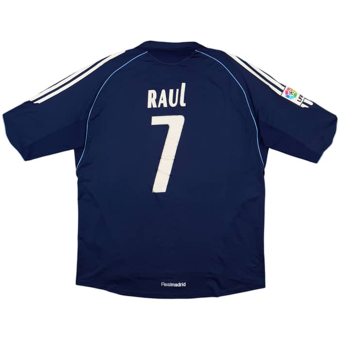 2005-06 Real Madrid Away Shirt Raul #7 - 8/10 - (XL)