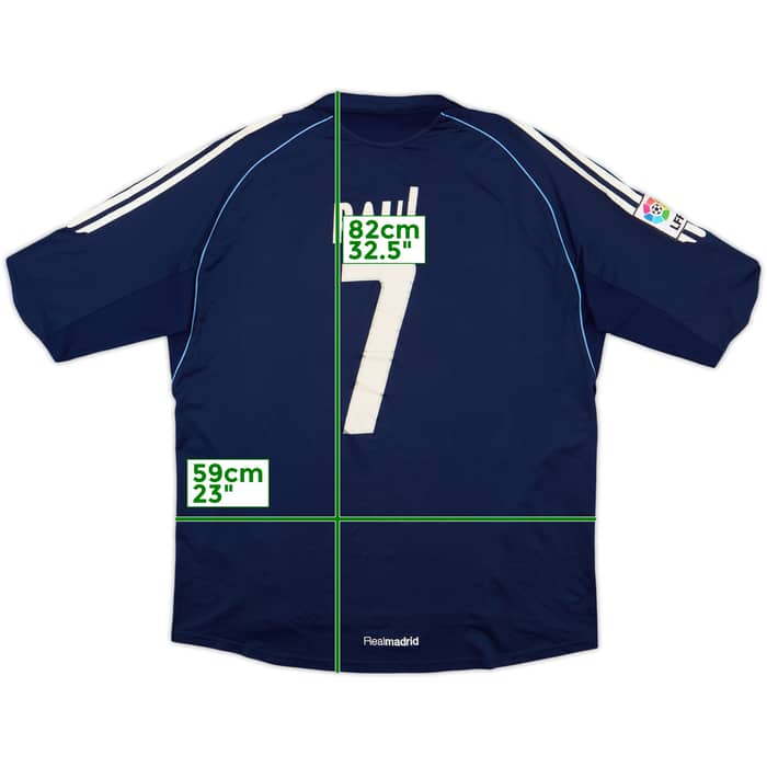2005-06 Real Madrid Away Shirt Raul #7 - 8/10 - (XL)