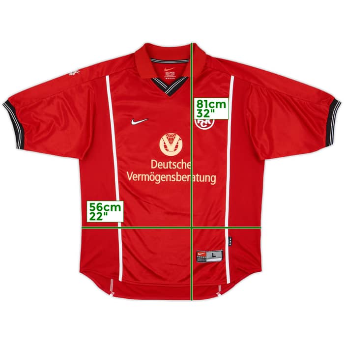 1999-00 Kaiserslautern Home Shirt - 6/10 - (M)