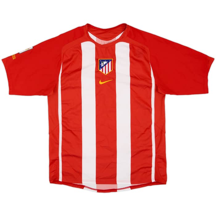 2005-06 Atletico Madrid Home Shirt - 8/10 - (M)