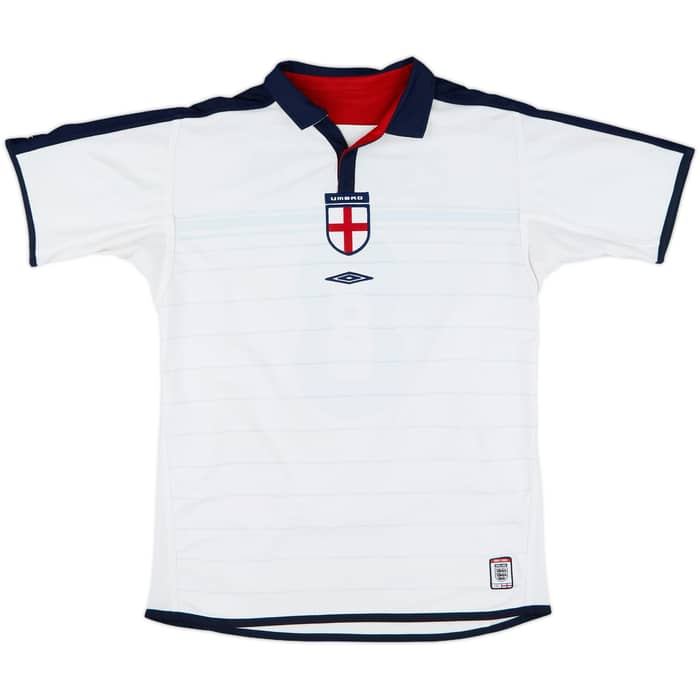 2003-05 England Home Shirt Scholes #8 - 7/10 - (M)