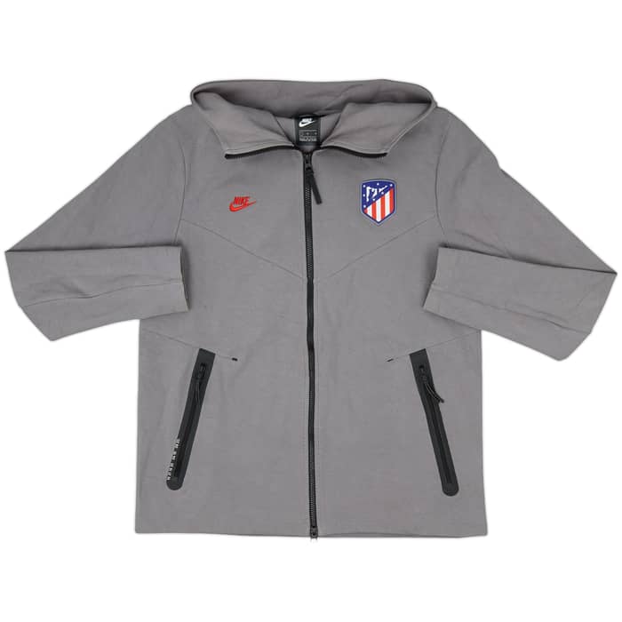 2019-20 Atletico Madrid Nike Hooded Tracksuit - 8/10 - (L)