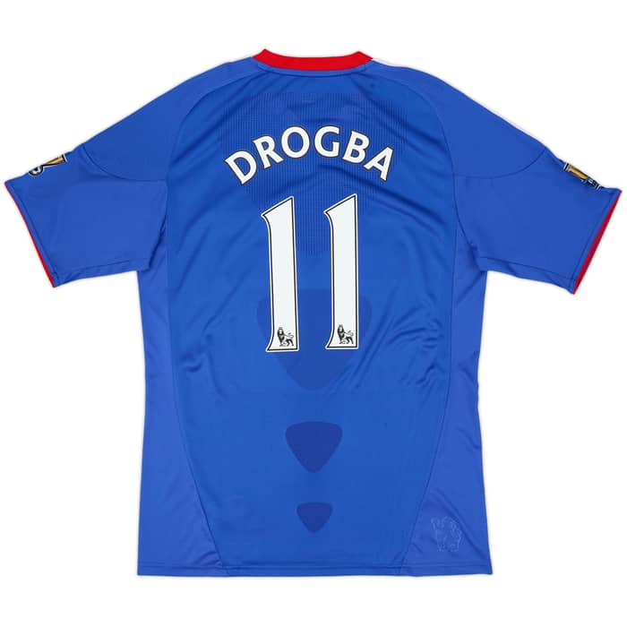 2010-11 Chelsea Home Shirt & Shorts Drogba #11 - 8/10 - (M)