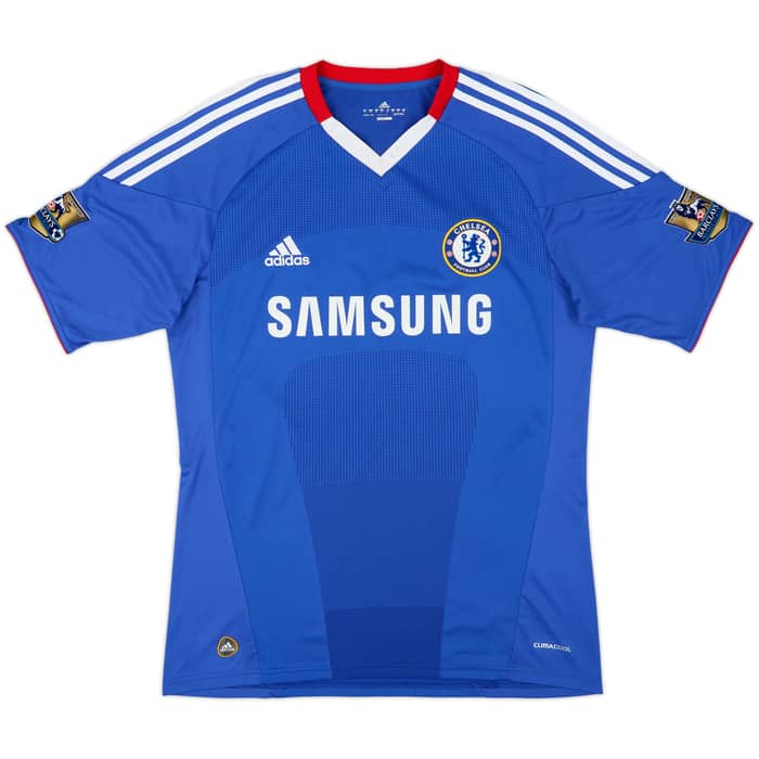 2010-11 Chelsea Home Shirt & Shorts Drogba #11 - 8/10 - (M)