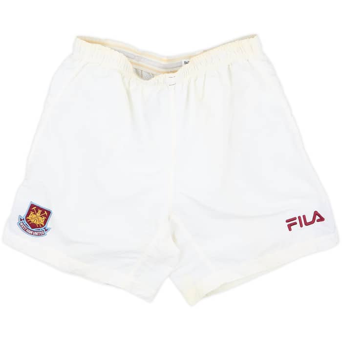 2001-03 West Ham Home Shirt & Shorts Di Canio #10 - 8/10 - (XL)