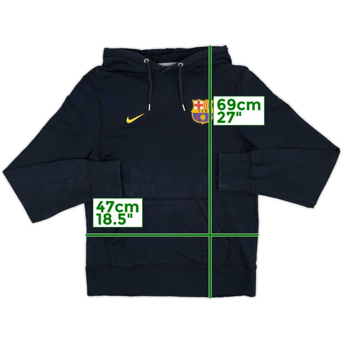 2012-13 Barcelona Nike Hooded Top - 6/10 - (S)