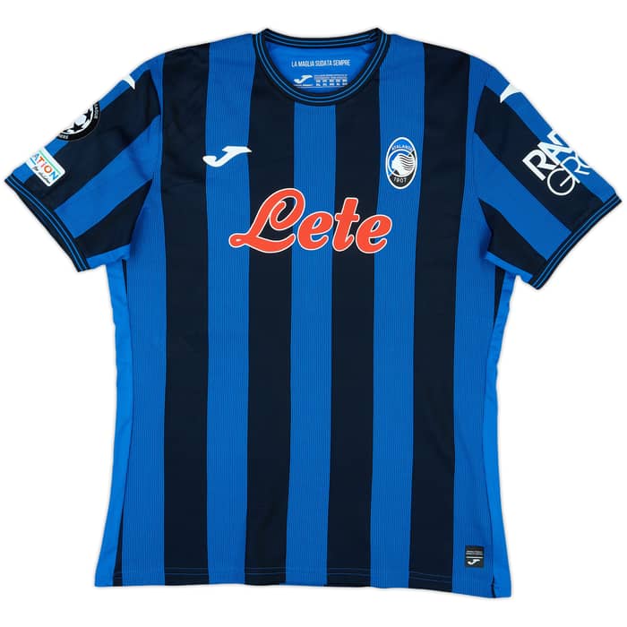 2024-25 Atalanta Match Issue Champions League Home Shirt Retegui #32