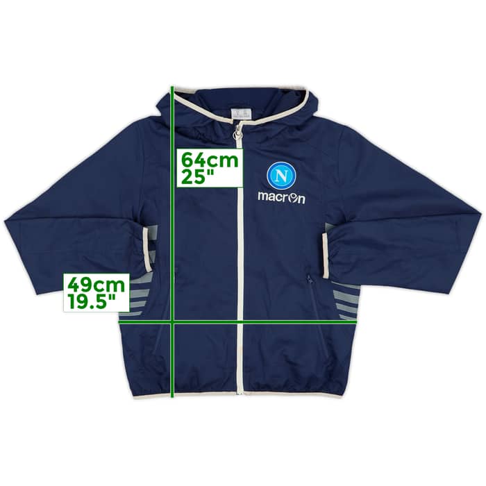2014-15 Napoli Macron Track Jacket - 8/10 - (S)