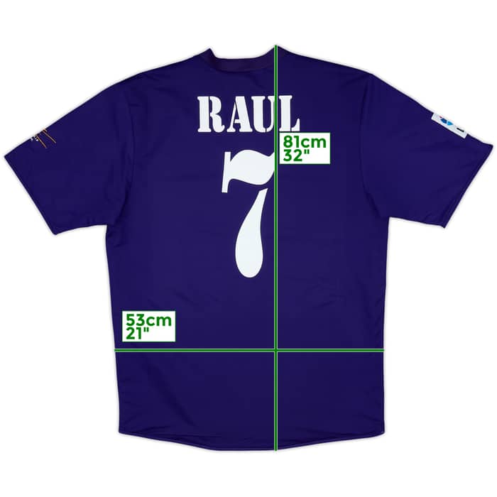 2001 Real Madrid Third Shirt Raul #7 - 8/10 - (L)