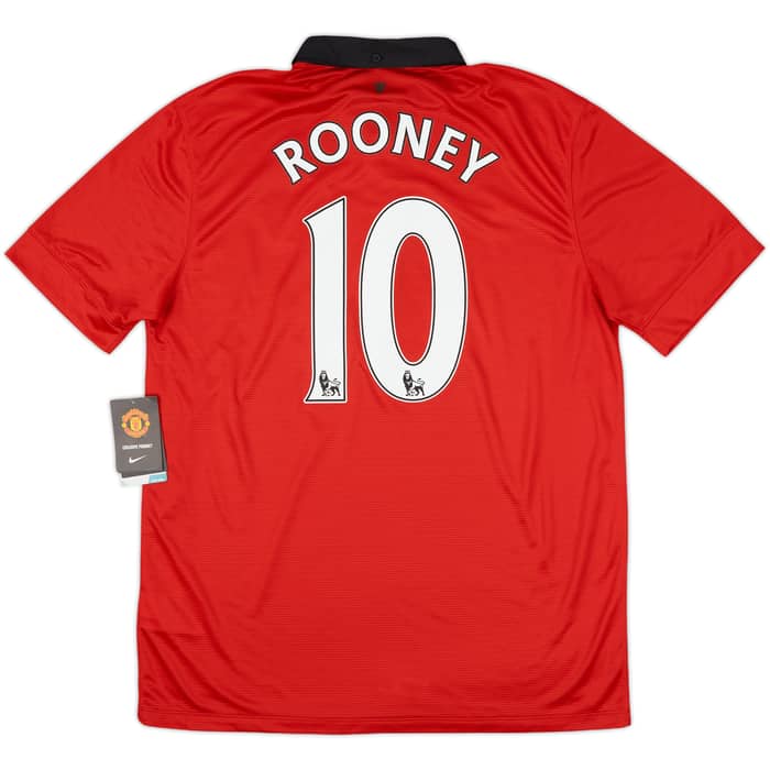 2013-14 Manchester United Home Shirt Rooney #10 (L)