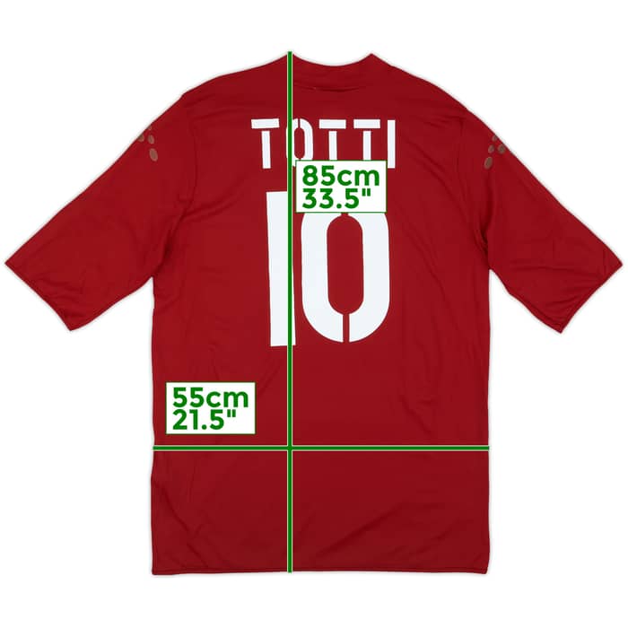 2003-04 Roma Home Shirt Totti #10 (XXL)