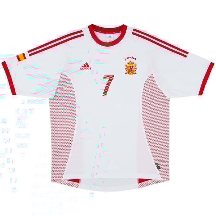 2002-04 Spain Away Shirt Raul #7 - 8/10 - (L)