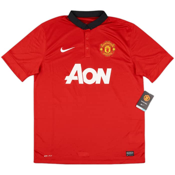 2013-14 Manchester United Home Shirt Rooney #10 (L)