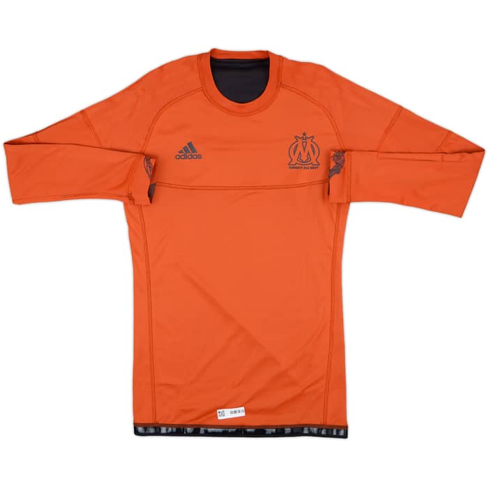 2012-13 Olympique Marseille Player Issue TechFit Third L/S Shirt (L)