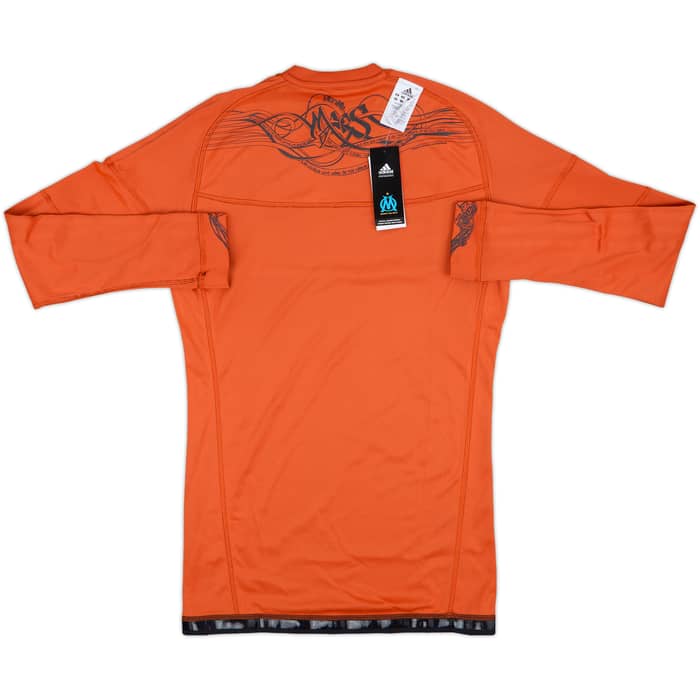 2012-13 Olympique Marseille Player Issue TechFit Third L/S Shirt (L)