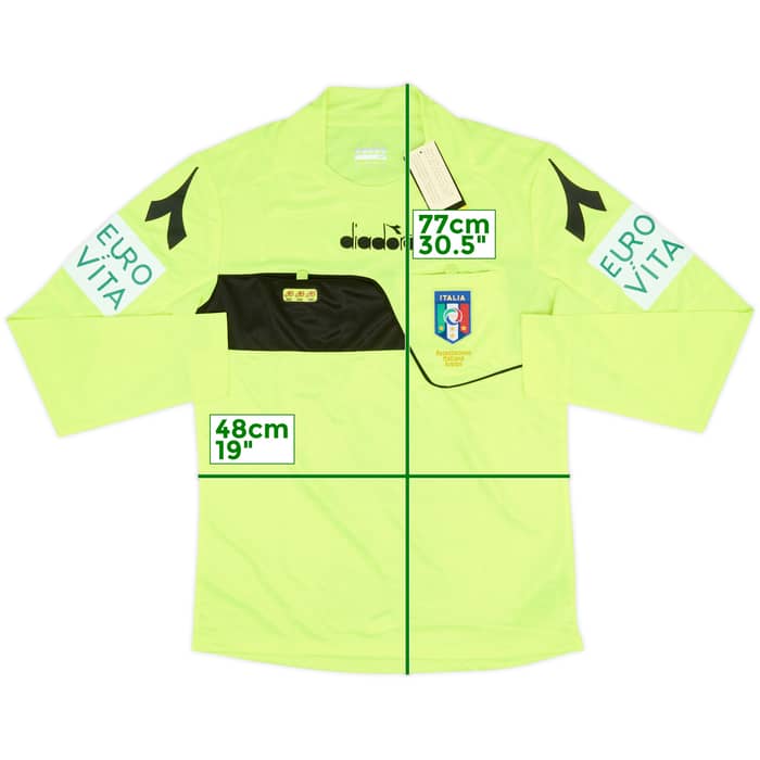2018-19 Italy Diadora Referee L/S Shirt (S)