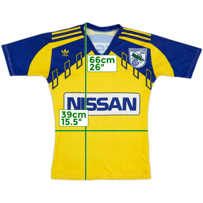1991-92 Grasshoppers Match Issue Away Shirt #8