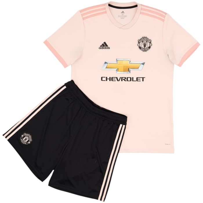 2018-19 Manchester United Away Shirt & Shorts - 5/10 - (M)
