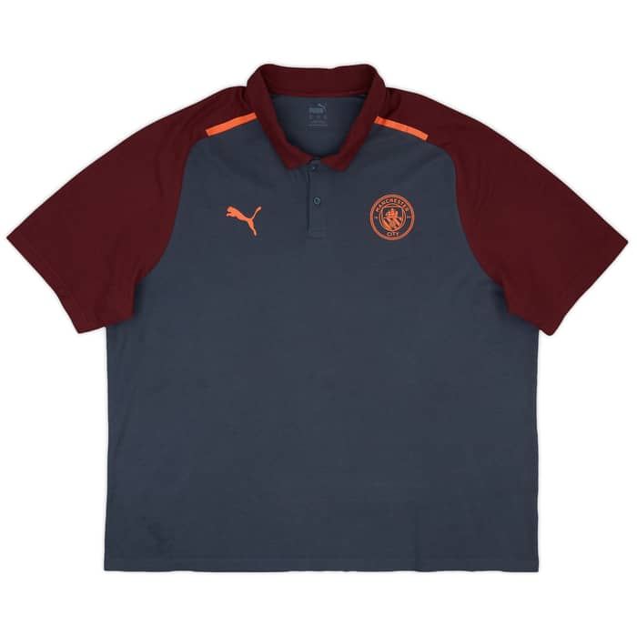 2023-24 Manchester City Puma Polo T-Shirt - As New - (XXL)