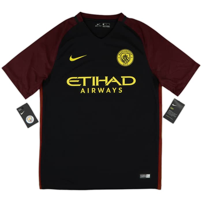 2016-17 Manchester City Away Shirt Kun Aguero #10 (M)
