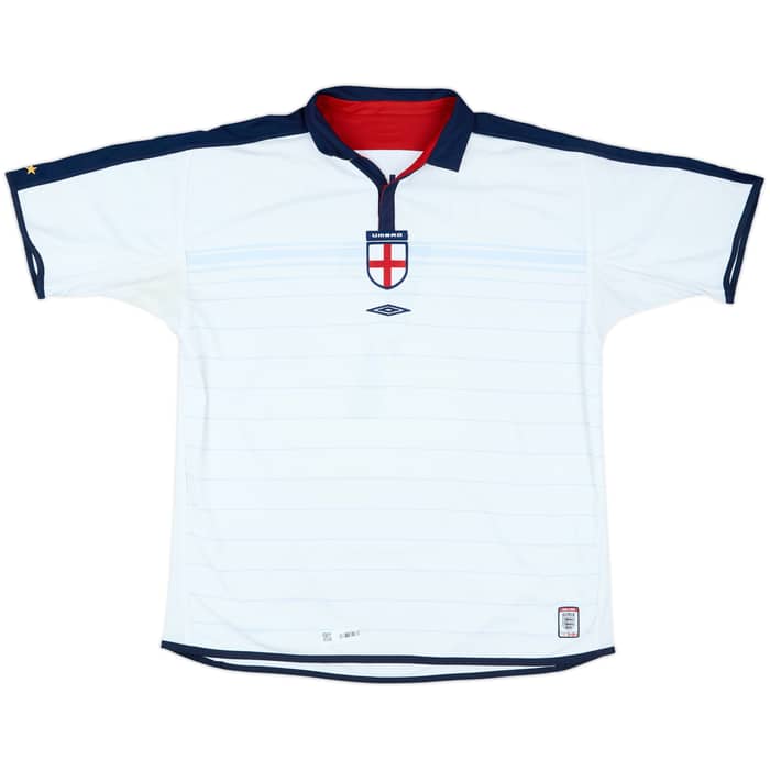2003-05 England Home Shirt Beckham #7 - 5/10 - (XXL)