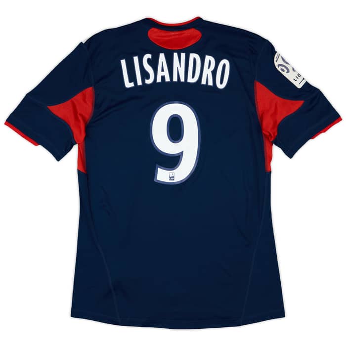 2010-11 Lyon Player Issue Third Shirt Lisandro #9 (L)