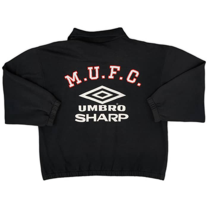 1992-93 Manchester United Umbro Drill Top - 7/10 - (L)