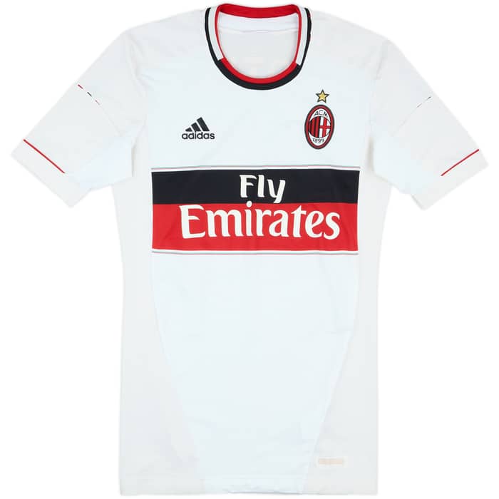 2012-13 AC Milan Player Issue TechFit Signed Away Shirt Balotelli #45 - 4/10 - (L)