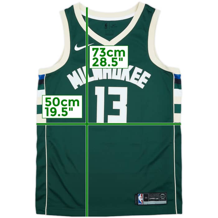 2017-19 Milwaukee Bucks Brogdon #13 Nike Swingman Away Jersey - 9/10 - (M)