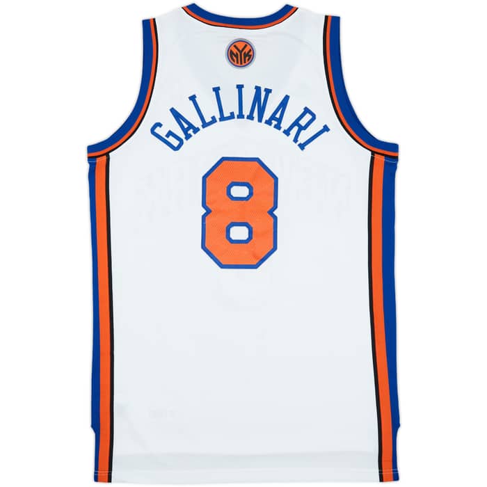 2008-10 New York Knicks Gallinari #8 adidas Swingman Home Jersey - 7/10 - (M)