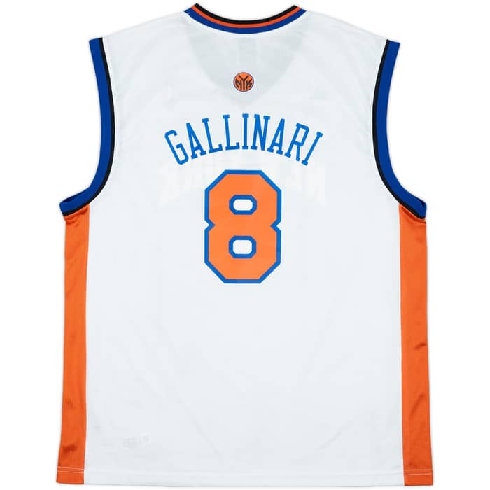 2008-10 New York Knicks Gallinari #8 adidas Home Jersey - 7/10 - (XL)