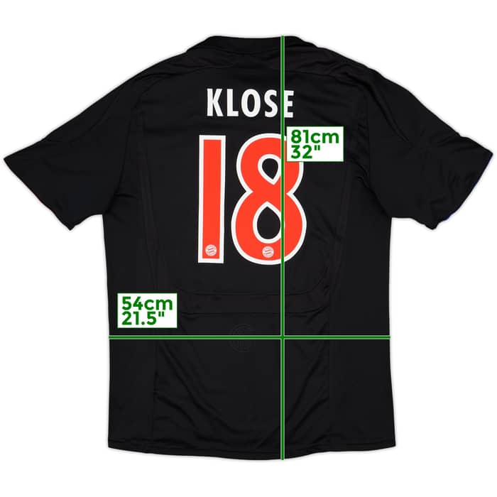 2007-09 Bayern Munich European Shirt Klose #18 - 8/10 - (L)