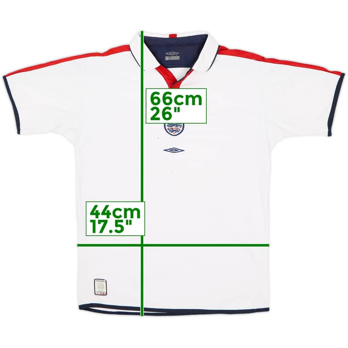 2003-05 England Home Shirt - 5/10 - (XL.Boys)