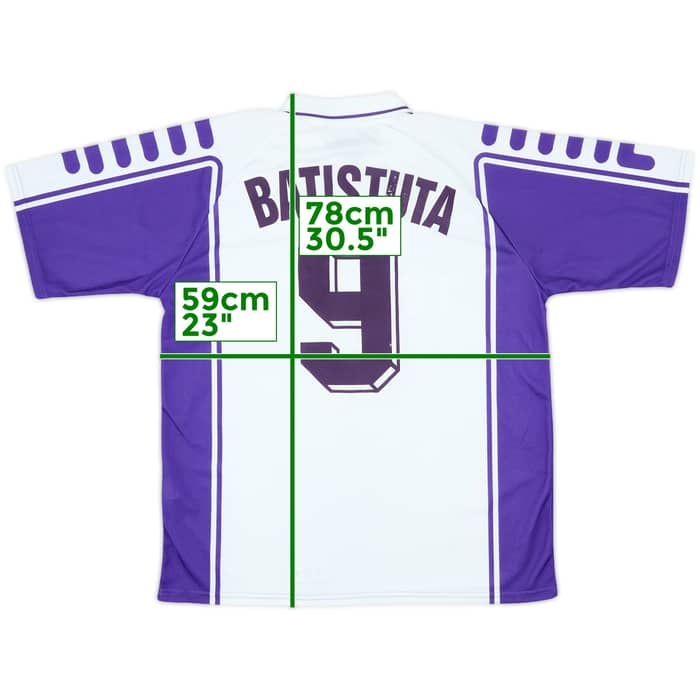 1999-00 Fiorentina Away Shirt Batistuta #9 (XL)