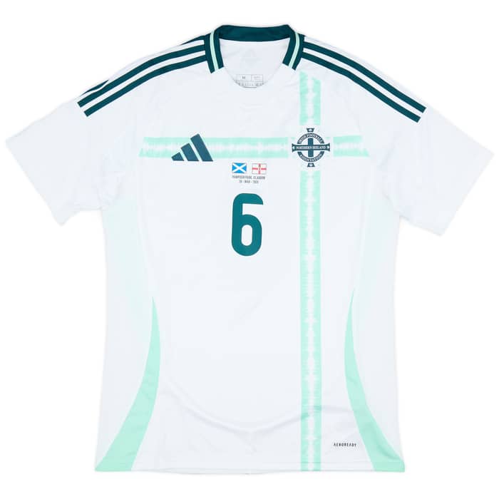 2024 Northern Ireland Match Issue Away Shirt Donnelly #6