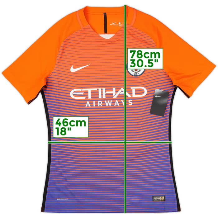 2016-17 Manchester City Player Issue Third Shirt De Bruyne #17 (L)