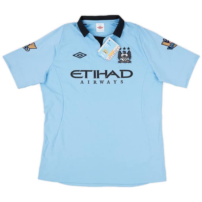 2012-13 Manchester City Home Shirt Dzeko #10 (L)