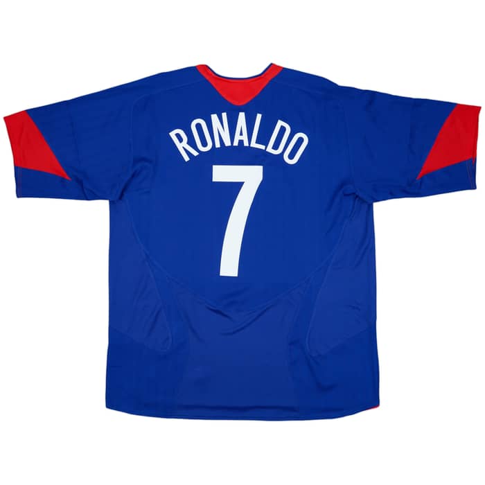 2005-06 Manchester United Away Shirt Ronaldo #7 (XL)