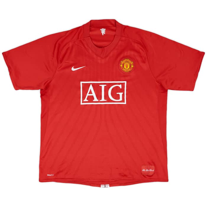 2007-09 Manchester United Home Shirt Ronaldo #7 - 5/10 - (XL)