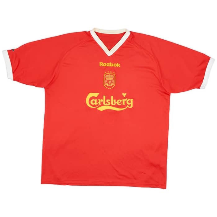 2001-03 Liverpool CL Shirt Fowler #9 - 7/10 - (XL)