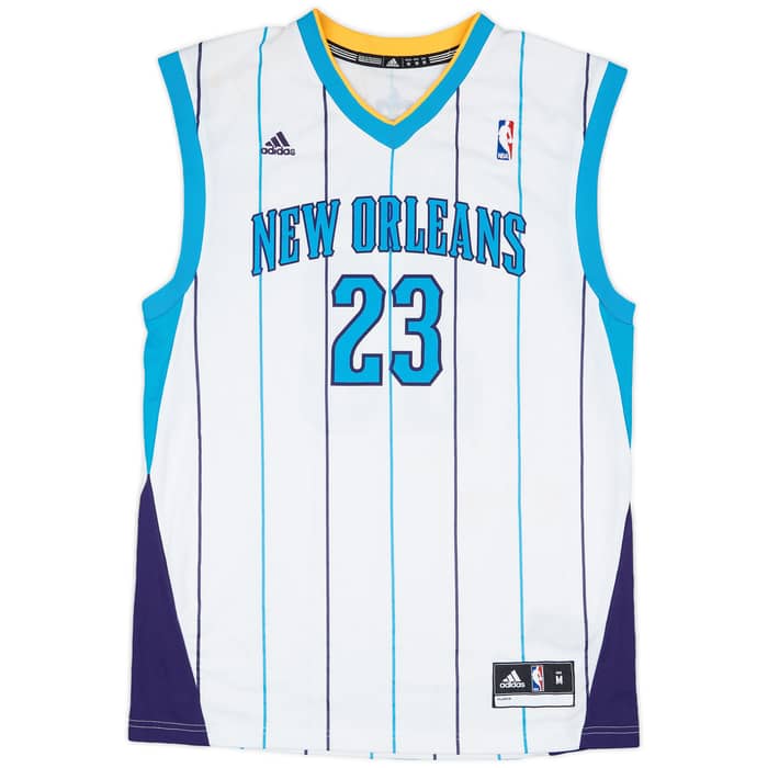 2012-13 New Orleans Hornets Davis #23 adidas Home Jersey - 6/10 - (M)