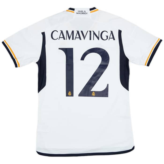 2023-24 Real Madrid Home Shirt Camavinga #12 (M)