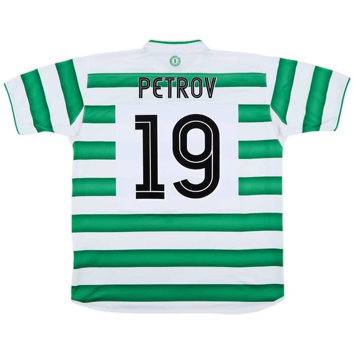 2003-04 Celtic Home Shirt Petrov #19 - 8/10 - (L)