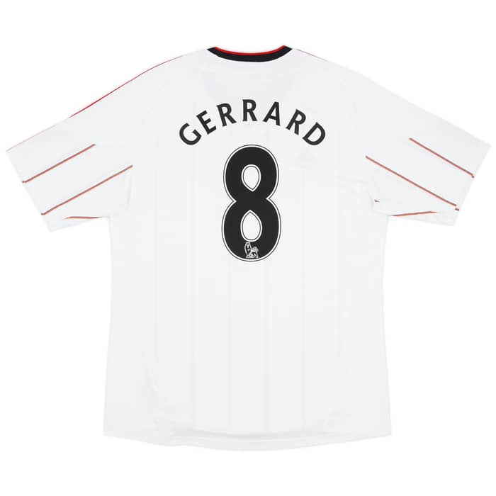 2010-11 Liverpool Away Shirt Gerrard #8 - 7/10 - (L)