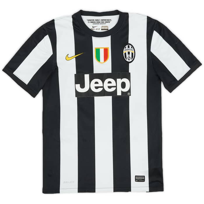 2013-14 Juventus Home Shirt Vucinic #9 - 7/10 - (S)