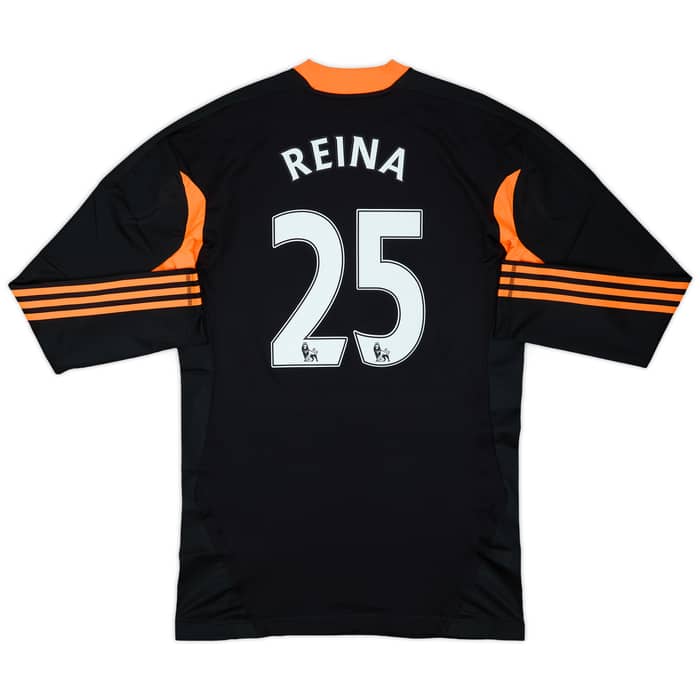 2011-12 Liverpool Player Issue TechFit GK Shirt Reina #25 (L)