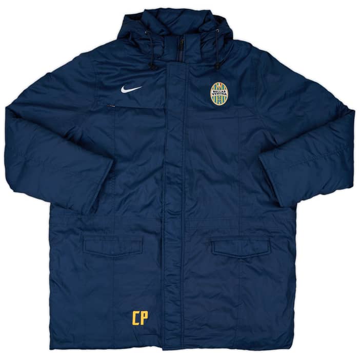 2012-13 Hellas Verona Staff Issue Nike Hooded Bench Coat CP - 10/10 - (XXL)