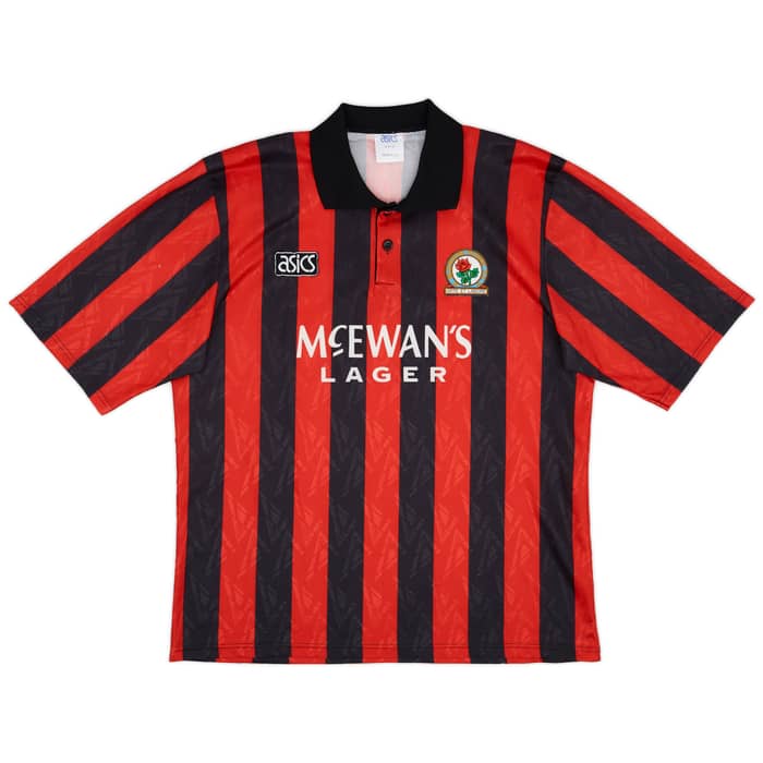 1992-94 Blackburn Away Shirt Shearer #9 - 7/10 - (L/XL)